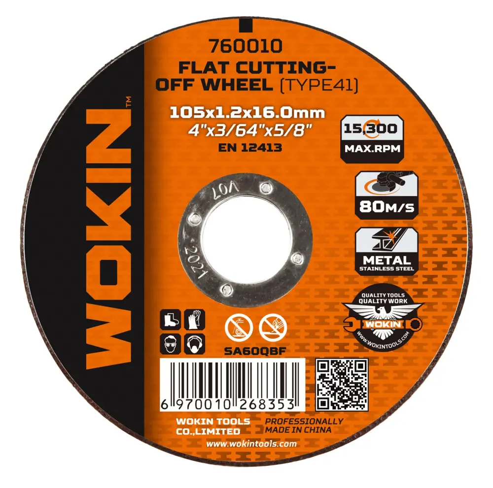 Wokin Flat Cutting Off Wheel 5 Inch
