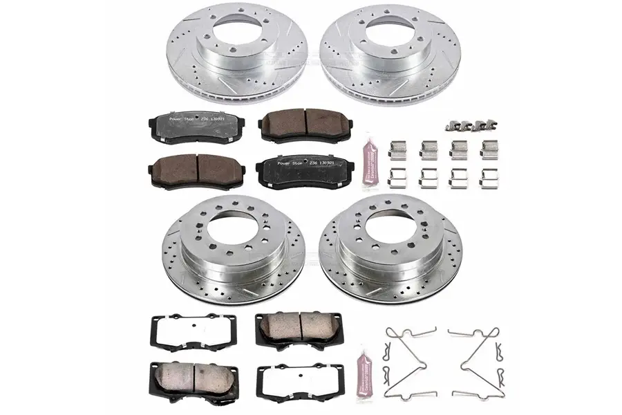 2003-09 Toyota 4Runner Power Stop Z36 Truck & Tow Brake Upgrade Kit, Front & Rear