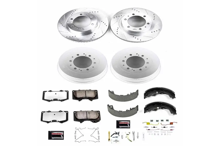 2005-2023 Toyota Tacoma Power Stop Z36 Truck & Tow Brake Upgrade Kit, Front and Rear