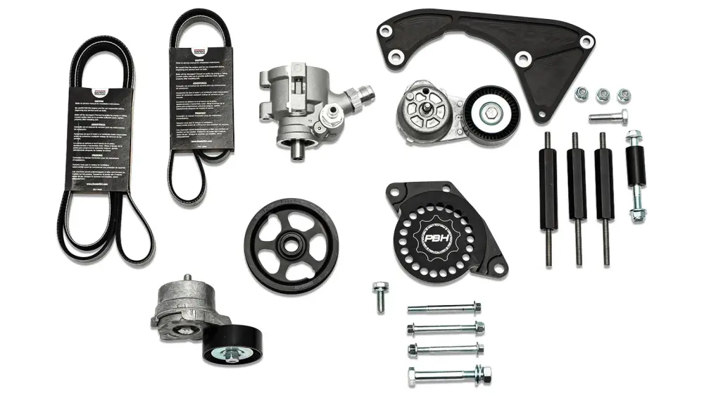 Front Drive Kit Early Bronco 5.0L Coyote Conversion non-AC (IP67 Rated)