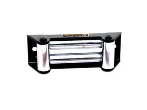 Bulldog Winch Roller Fairlead w/ 10in Install - Textured Black