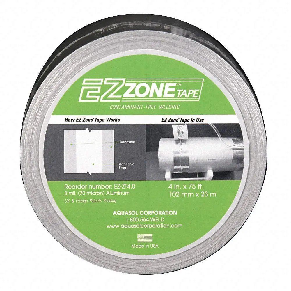 Aquasol EZ-ZT4.0 EZ Zone Tape, 4" Wide, 2" Adhesive No-cost "Zone" Width, 75' Length