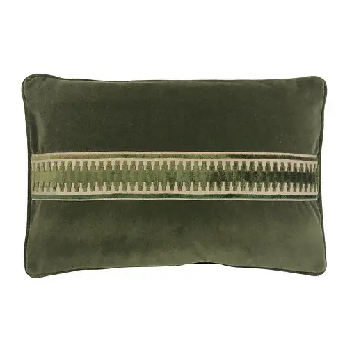 Jefferson Forest Tape Pillow