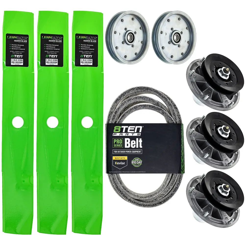 Blade Spindle Belt Idler Kit John Deere Ztrak Z730M Z760R 54 Inch