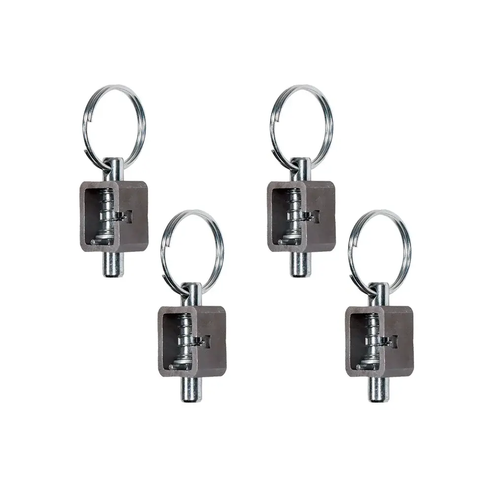 4 Pieces 5/8" Wide-ranging Long Spring Lock Steel Latch Assembly Trailers