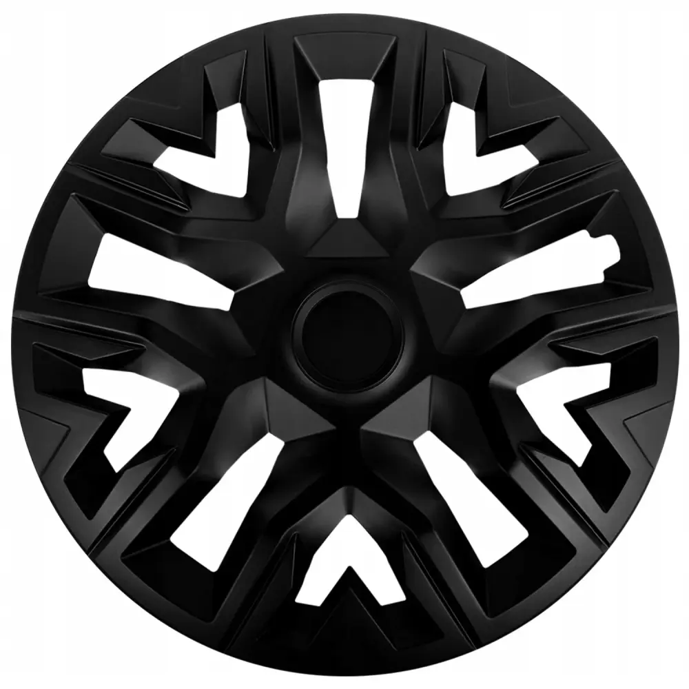 NRM Best 15'' standard hubcaps matte black 4 pieces wheel trims