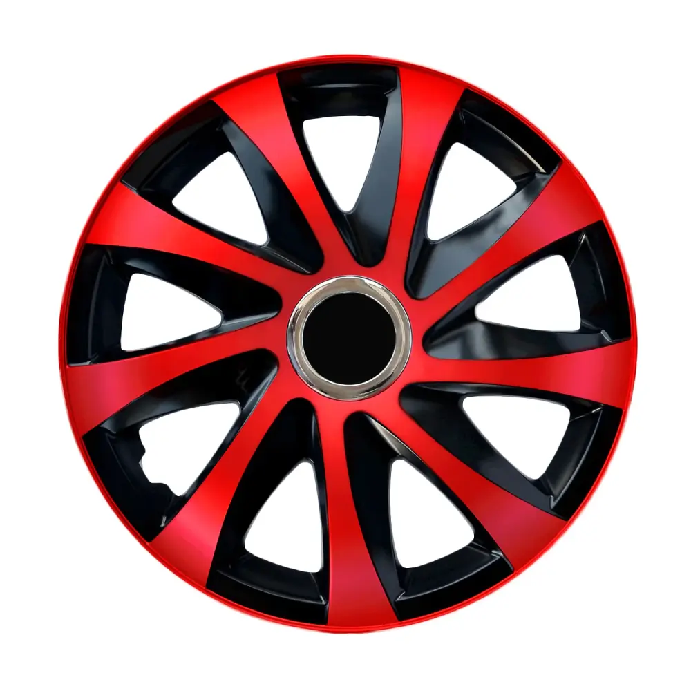 NRM DRIFT Bonus red/black 15" universal hubcaps 4 pieces
