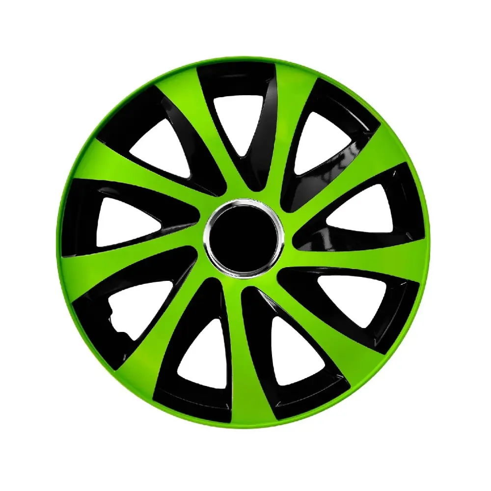 Standard hubcaps 15" Drift Extra green/black 4 pieces