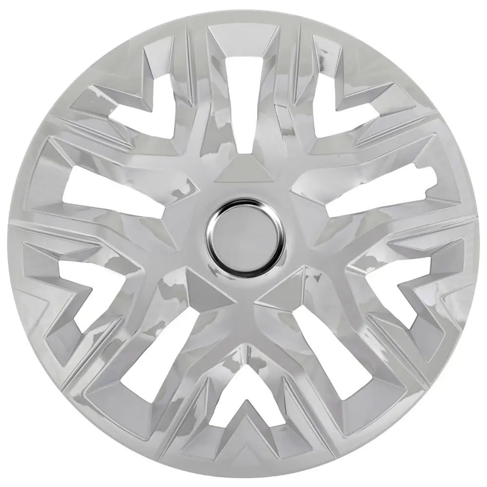 Universal hubcaps 14'' NRM Perfecto chrome lacquered 4 pieces