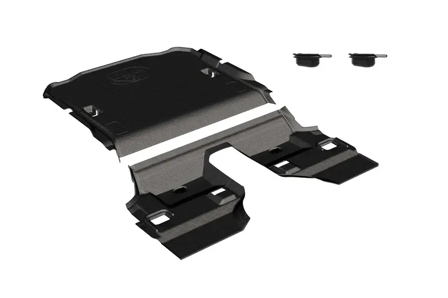 Jeep Wrangler JK 2-Door ArmorLite Rear Flooring and Cargo Mat - Mesa Smoke