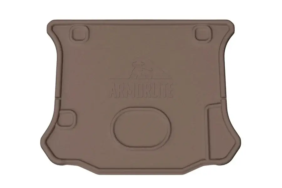 Jeep Wrangler JK 4-Door ArmorLite Rear Cargo Mat, Desert Khaki