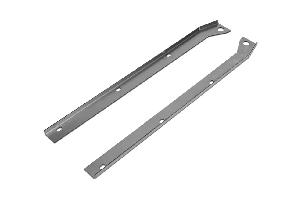 Tailgate Side Metal Strips Cushiony Top, 1969-77 Ford Bronco