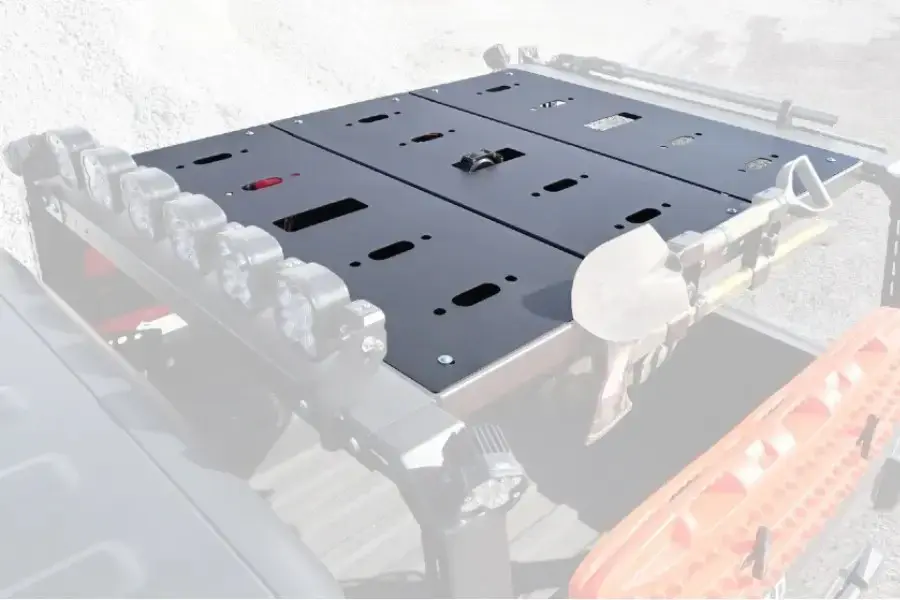 Jeep Gladiator JT LOD Offroad Black Ops Bed Rack Floor Kit - Ebony