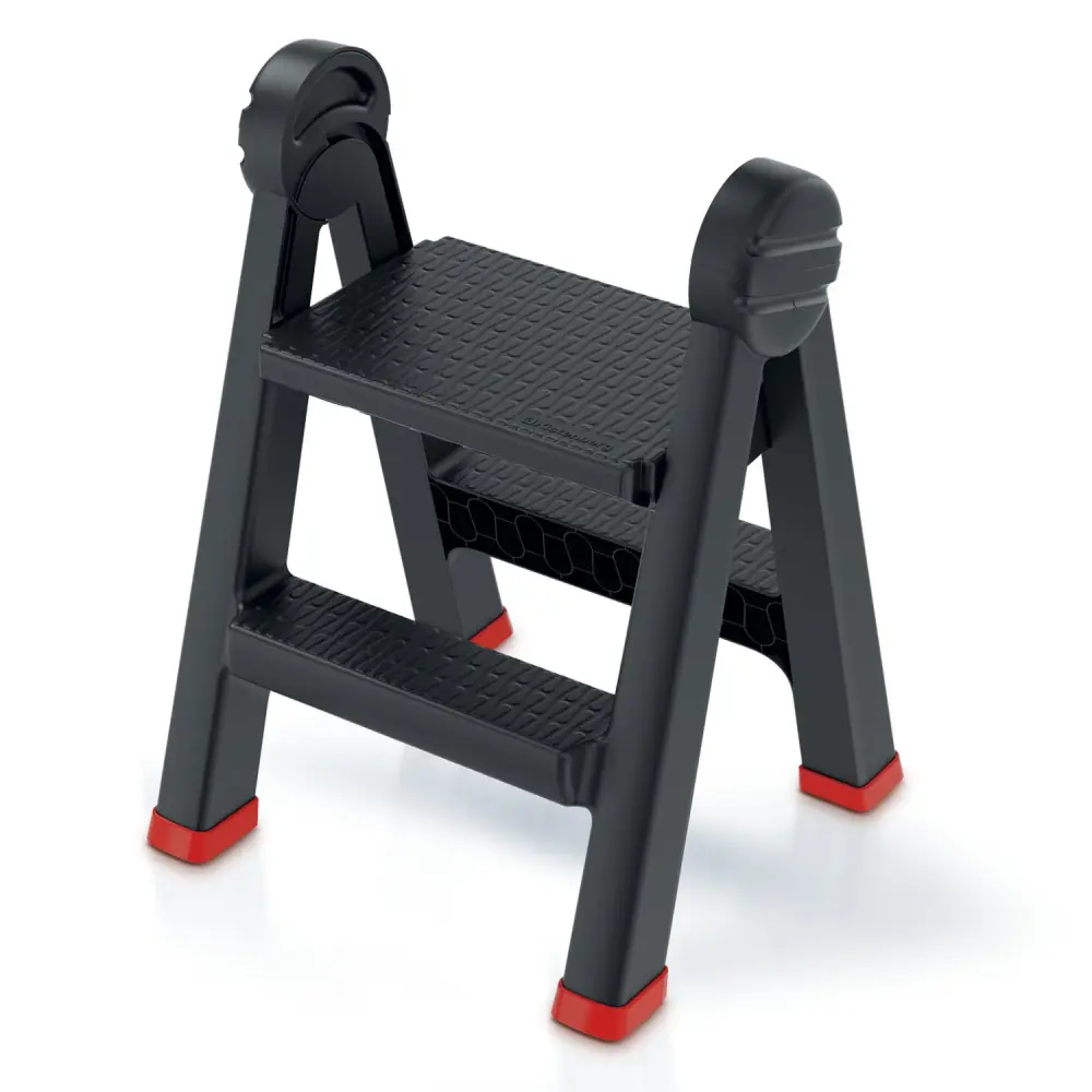 Kistenberg Titan KLD4565 Folding Step Ladder 150kg Travel 2-Step Non-slip Robust Durable Sturdy Workshop Home Garage