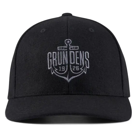 Roll-Up Grundens Logo Anchor Wool Trucker