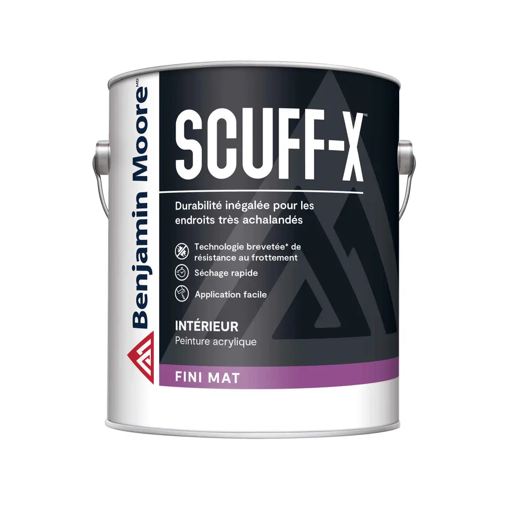 Scuff-X Interior Latex Paint Soft-touch White, 3.79 L