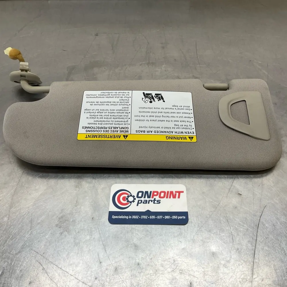 Modular Car 13-15 G37 Q60 Coupe Passenger Sun Visor 964003LZ0A Oem 12Bd4Ge