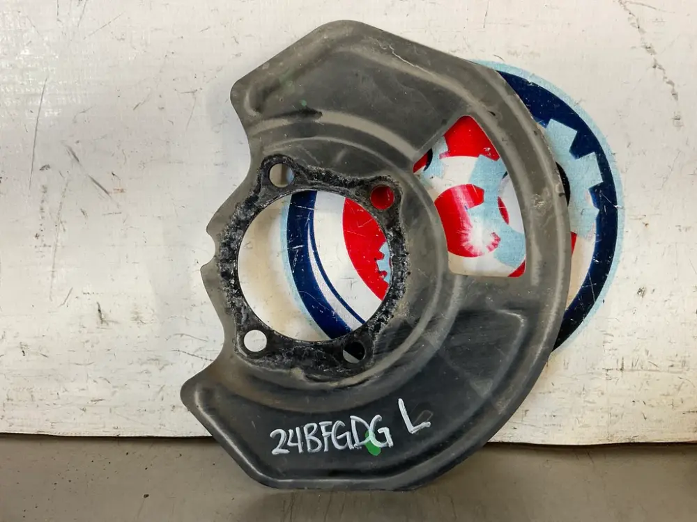 03-09 Nissan 350Z Driver Left Front Brake Dust Shield 41161AL500 OEM 24BFGDK