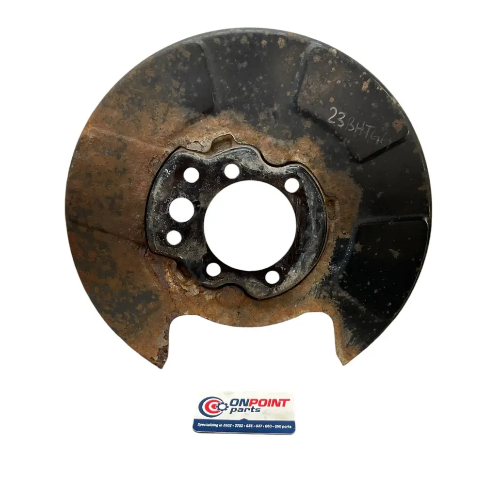 07-15 G35 G37 Q60 Rear Driver Brake Dust Shield 44030JK06A Oem Htg