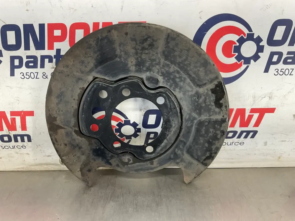 2003 Nissan 350Z Driver Left Rear Brake Dust Cover Baffle Plate OEM 23BCPEG