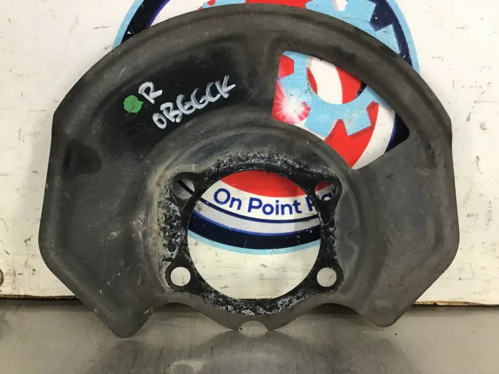 2003 Nissan 350Z Passenger Right Front Brake Dust Cover OEM 0BGGCK