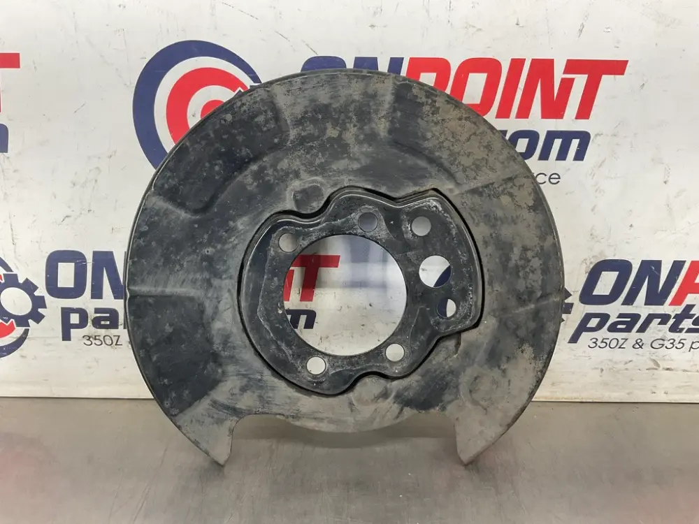 2003 Nissan 350Z Passenger Right Rear Brake Dust Cover Baffle Plate OEM 23BCPEK