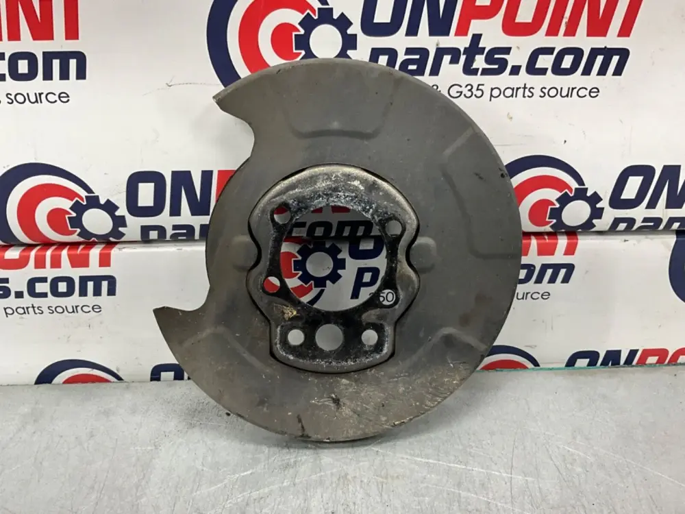 2004 Nissan Z33 350Z Passenger Rear Brake Dust Shield Baffle Plate OEM 14BALFG