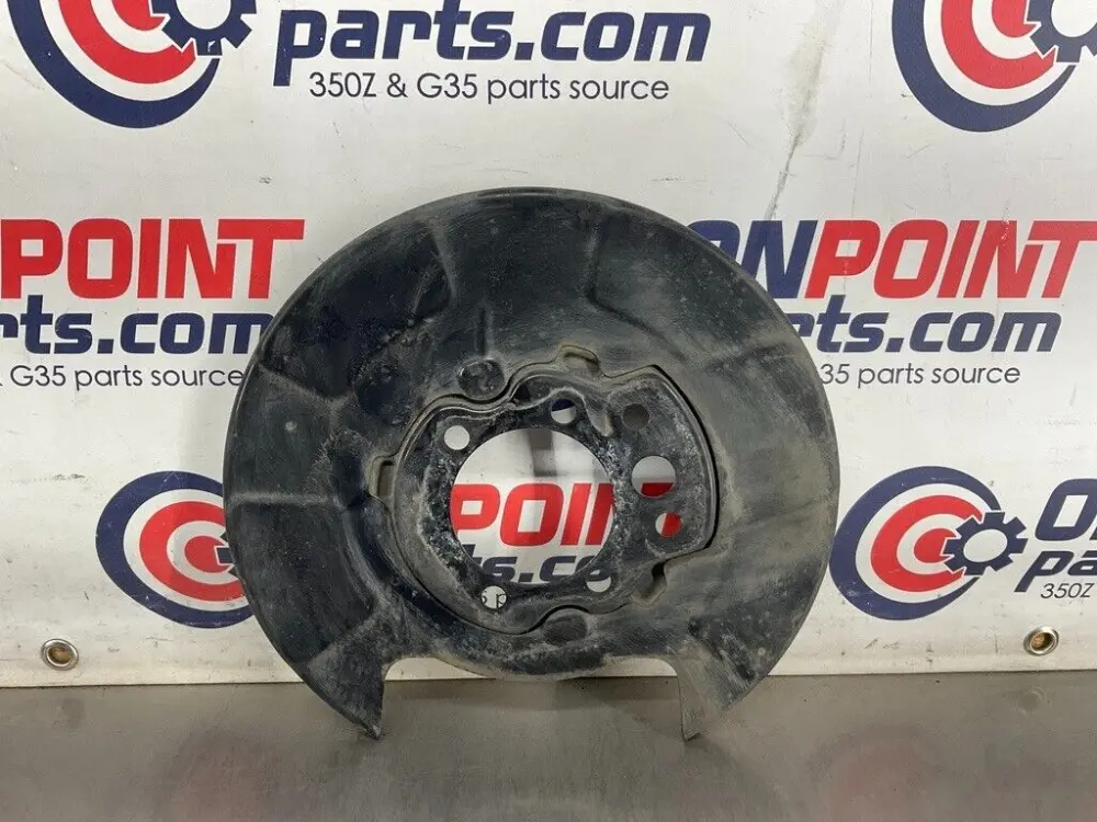 2005 Infiniti G35 Passenger Right Rear Brake Dust Cover OEM 11BFMEK