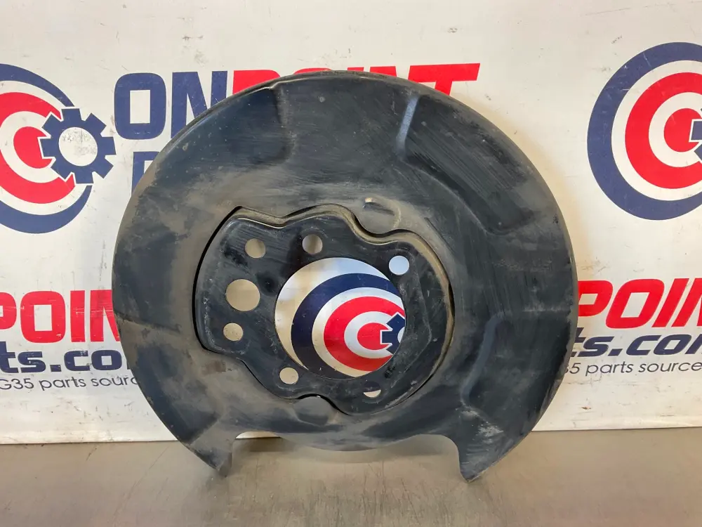 2005 Nissan 350Z Driver Left Rear Brake Dust Cover Baffle Plate OEM 13BEBEG