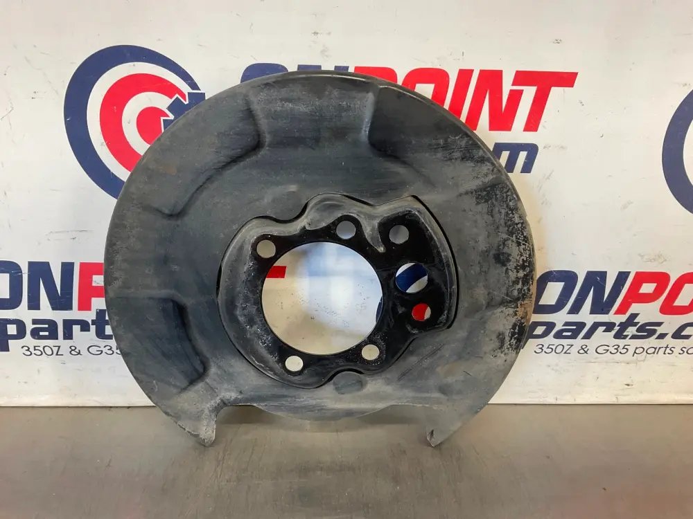 2005 Nissan 350Z Passenger Right Rear Brake Dust Cover Baffle Plate OEM 13BEBEK