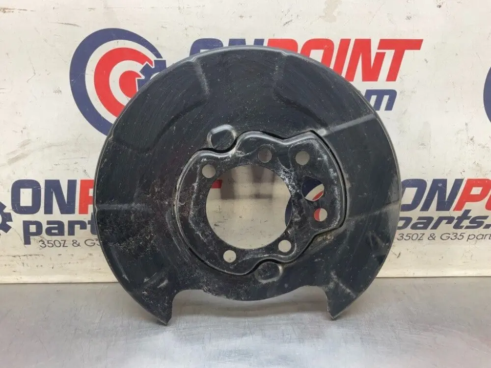 2005 Nissan Z33 350Z Passenger Right Rear Brake Dust Cover Shield OEM 15BDBFK