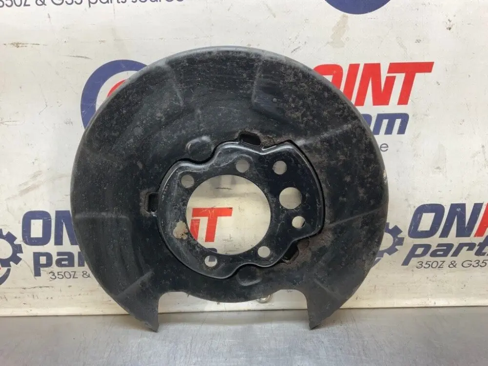 2007 Infiniti V35 G35 Passenger Right Rear Brake Dust Shield Cover OEM 14BCZFK