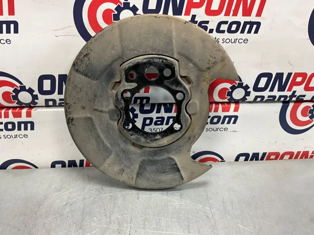 2007 Nissan Z33 350Z Passenger Right Rear Brake Dust Cover Baffle OEM 23BIZEK