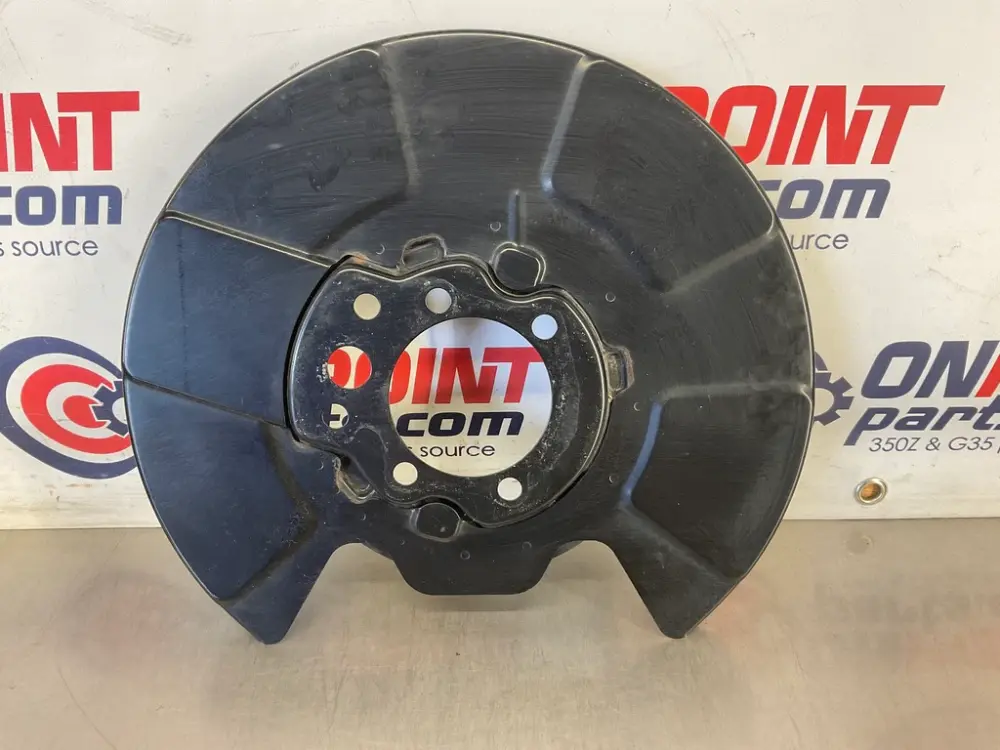 2016 Nissan 370Z Driver Left Rear Brake Dust Cover Baffle Plate OEM 11BB9DG