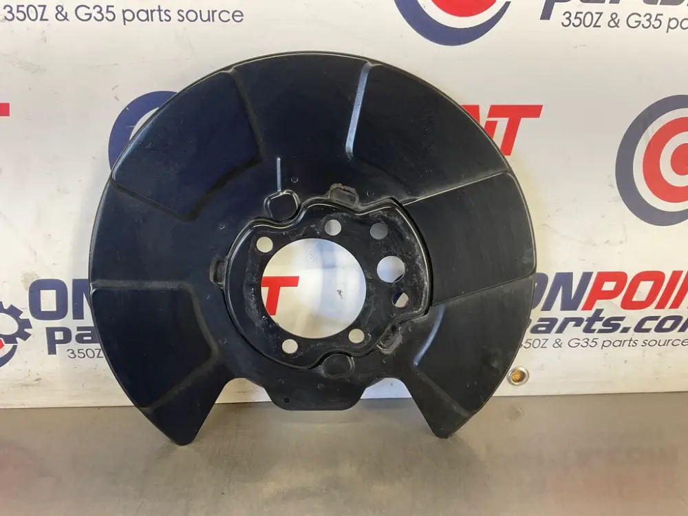 2016 Nissan 370Z Passenger Right Rear Brake Dust Cover Baffle Plate OEM 11BB9DK