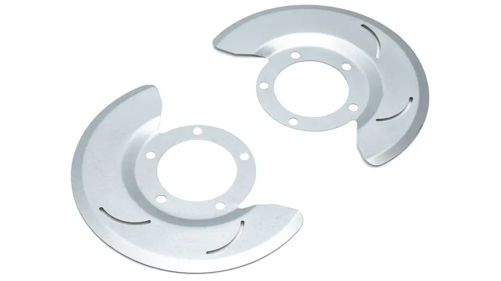 Dust Shields Front Disc Brakes, Pair, 1976-79 Ford Bronco