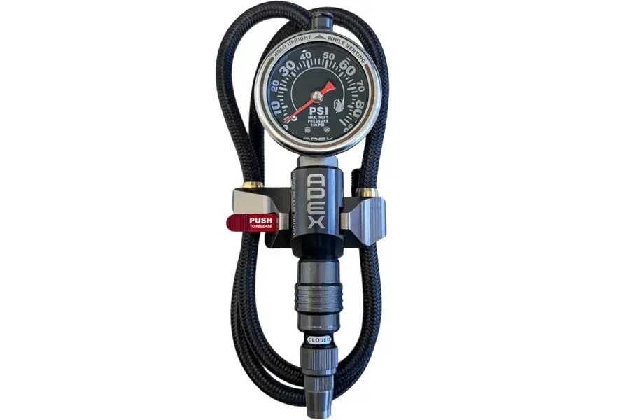 Tire Repair APEX Precision Tire Inflator w/90 PSI gauge