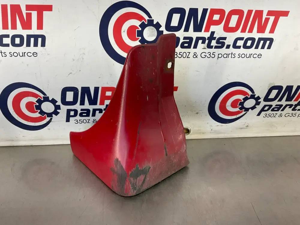 03-09 Nissan 350Z Driver Left Front Mud Flap Splash Guard Cherry AX6 OEM 21BBPDG