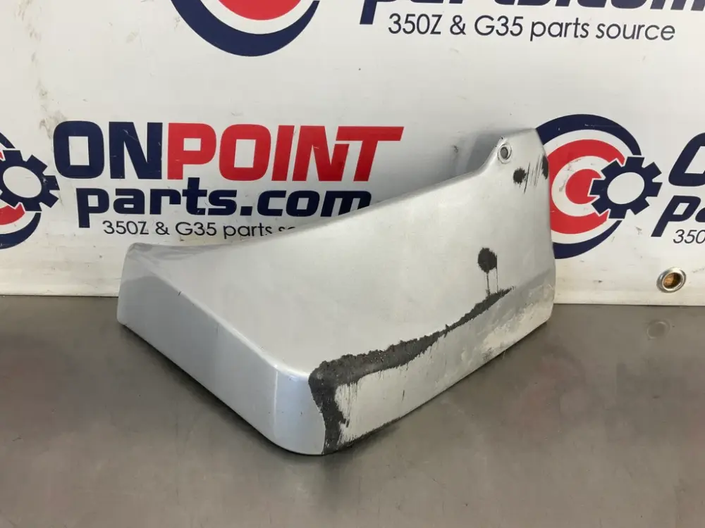 03-09 Nissan 350Z Driver Left Rear Mud Flap Splash Guard Chrome OEM 23BC9EA