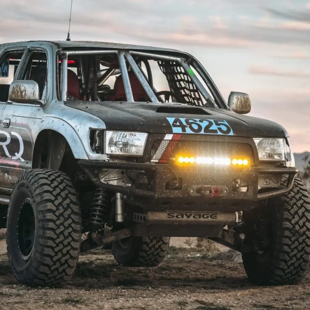 96-02 3rd Gen 4Runner Open Wing Hybrid Bumper - DIY Kit 3D Gel Badge