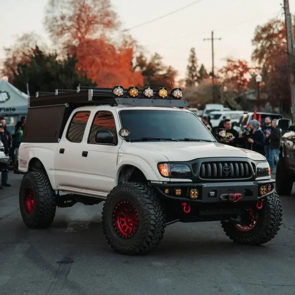 Carbon Fiber 96-04 Tacoma Hybrid Front Bumper (Open & Closed Wing) - DIY Kit