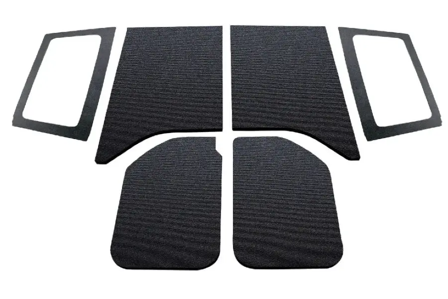 Jeep Wrangler JK 2-Door Design Engineering Complete Headliner Kit, Onyx Original Finish